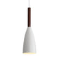 One Bulb Curved Cone Pendant Lamp Modern Stylish Metallic Hanging Light for Restaurant Clearhalo 'Ceiling Lights' 'Modern Pendants' 'Modern' 'Pendant Lights' 'Pendants' Lighting' 182272