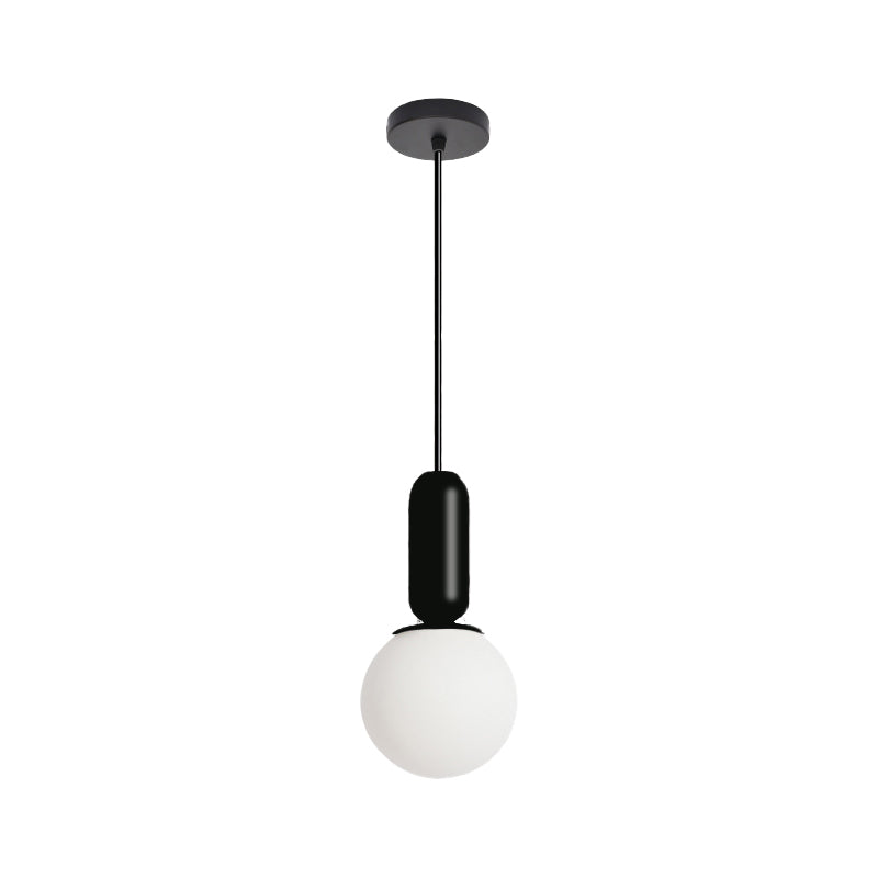 Nordic Stylish Bare Bulb Pendant Light 1 Head Hanging Lamp for Study Room Bedroom Clearhalo 'Ceiling Lights' 'Chandeliers' 'Glass shade' 'Glass' 'Pendant Lights' 'Pendants' Lighting' 182322