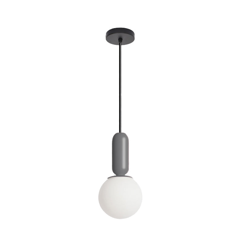 Nordic Stylish Bare Bulb Pendant Light 1 Head Hanging Lamp for Study Room Bedroom Clearhalo 'Ceiling Lights' 'Chandeliers' 'Glass shade' 'Glass' 'Pendant Lights' 'Pendants' Lighting' 182328