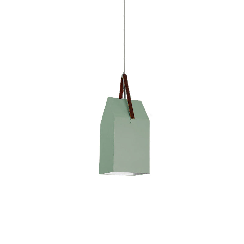 1 Bulb Bag Pendant Light Nordic Style Metal Hanging Light for Dining Room Restaurant Clearhalo 'Ceiling Lights' 'Pendant Lights' 'Pendants' Lighting' 182546