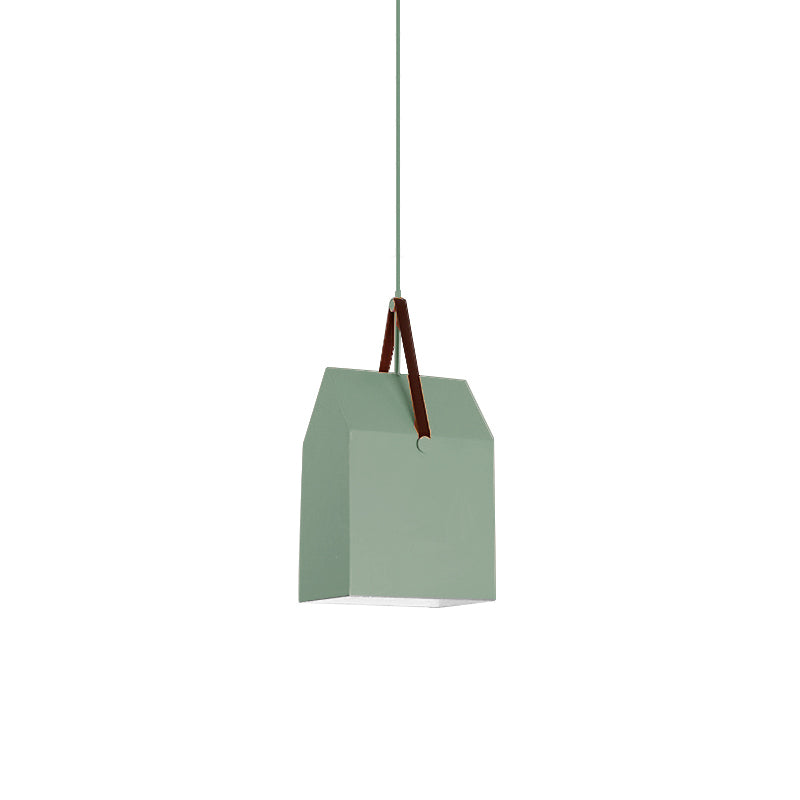 1 Bulb Bag Pendant Light Nordic Style Metal Hanging Light for Dining Room Restaurant Clearhalo 'Ceiling Lights' 'Pendant Lights' 'Pendants' Lighting' 182549