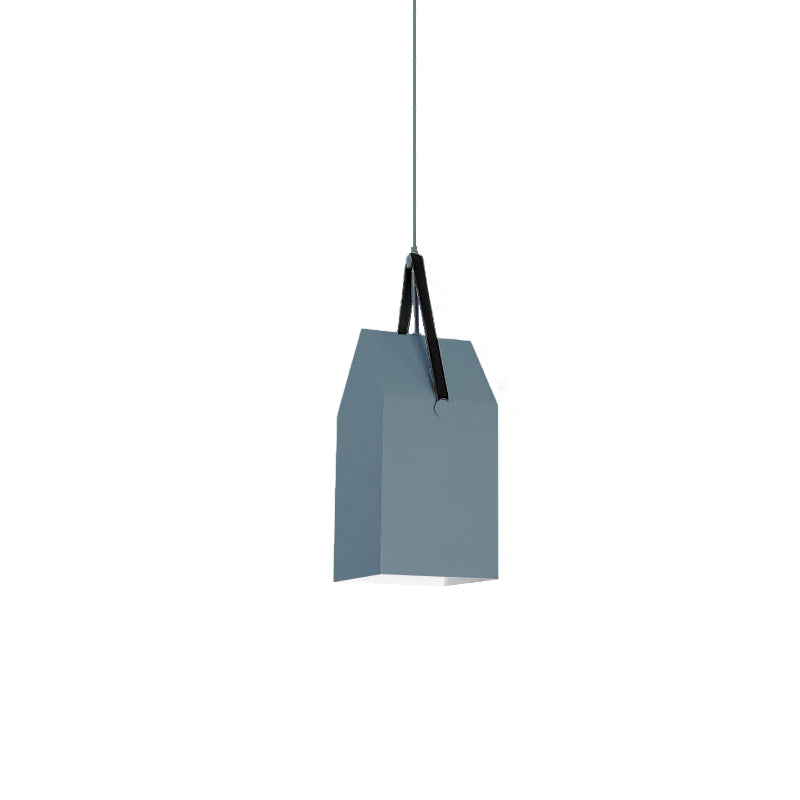 1 Bulb Bag Pendant Light Nordic Style Metal Hanging Light for Dining Room Restaurant Clearhalo 'Ceiling Lights' 'Pendant Lights' 'Pendants' Lighting' 182558