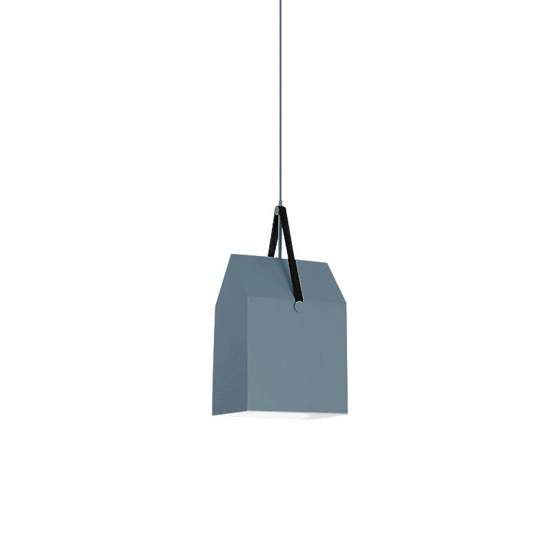1 Bulb Bag Pendant Light Nordic Style Metal Hanging Light for Dining Room Restaurant Clearhalo 'Ceiling Lights' 'Pendant Lights' 'Pendants' Lighting' 182561