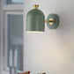 Cup Shade Dining Room Wall Lamp Metal 1 Bulb Nordic Stylish Sconce Light with Macaron Color Green Clearhalo 'Wall Lamps & Sconces' 'Wall Lights' Lighting' 182703