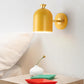 Cup Shade Dining Room Wall Lamp Metal 1 Bulb Nordic Stylish Sconce Light with Macaron Color Yellow Clearhalo 'Wall Lamps & Sconces' 'Wall Lights' Lighting' 182708