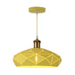 Macaron Facet Cap Shape Hanging Light Metal 1 Head Pendant Light for Kindergarten Clearhalo 'Ceiling Lights' 'Modern Pendants' 'Modern' 'Pendant Lights' 'Pendants' Lighting' 183208