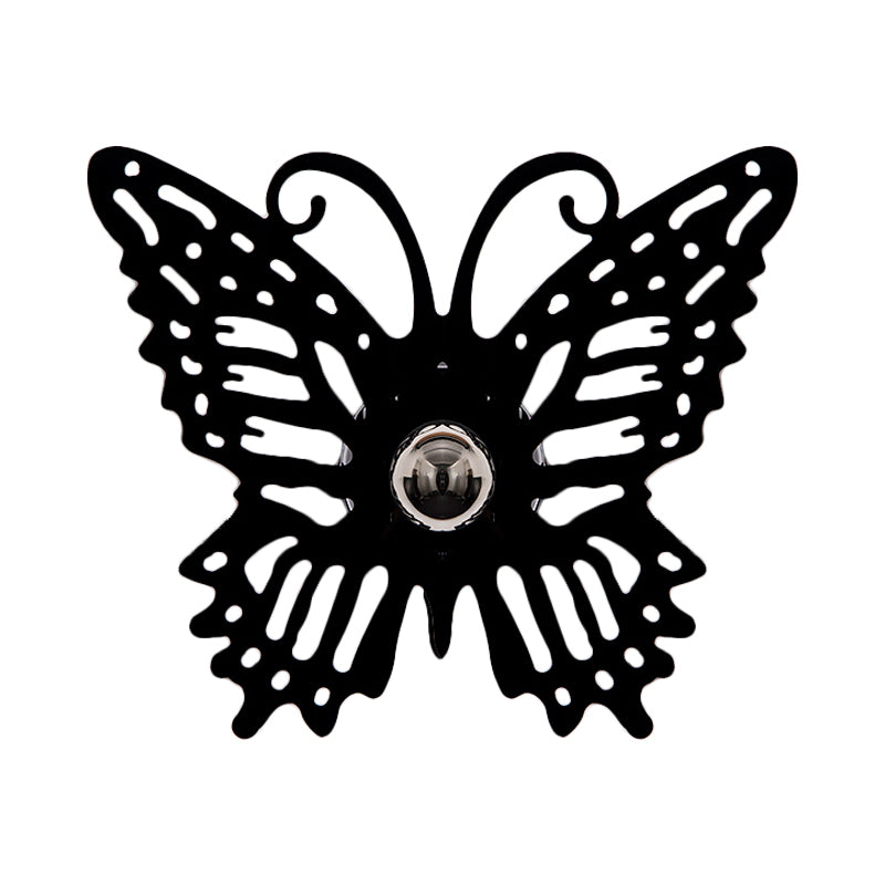 Metal Cartoon Shape Wall Light One Light Modern Style Wall Sconce for Study Room Clearhalo 'Wall Lamps & Sconces' 'Wall Lights' Lighting' 183349