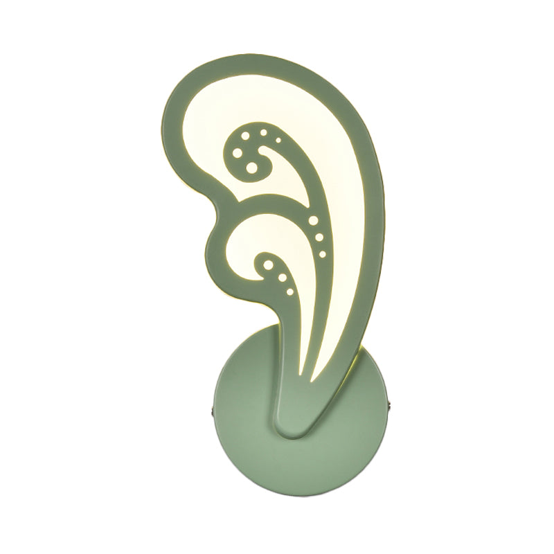 Child Bedroom Stair Wall Light Acrylic Metal Cartoon Sconce Lamp with Candy Color Clearhalo 'Wall Lamps & Sconces' 'Wall Lights' Lighting' 183453