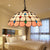 Single Head Dome Hanging Pendant Tiffany Pink/Light Blue/Green Hand Rolled Art Glass Ceiling Light for Bedroom Pink Clearhalo 'Ceiling Lights' 'Industrial' 'Middle Century Pendants' 'Pendant Lights' 'Pendants' 'Tiffany close to ceiling' 'Tiffany Pendants' 'Tiffany' Lighting' 183561