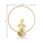 Modern White Wall Light with Angel Boy Ring Acrylic LED Sconce Light for Stair Clearhalo 'Wall Lamps & Sconces' 'Wall Lights' Lighting' 183911