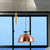 Height Adjustable Pendant Lamp with Pulley One Light Modern Hanging Light for Kitchen Hallway Gold E Clearhalo 'Ceiling Lights' 'Modern Pendants' 'Modern' 'Pendant Lights' 'Pendants' Lighting' 184509
