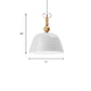 12"/16" Wide Nordic Style Bell Pendant Lighting Metal Single Light Monochrome Hanging Lamp for Kitchen Island Clearhalo 'Ceiling Lights' 'Modern Pendants' 'Modern' 'Pendant Lights' 'Pendants' Lighting' 185033
