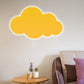 Macaron Style Cloud Wall Sconce Metal Undertint LED Wall Lamp for Kid Bedroom Yellow Clearhalo 'Wall Lamps & Sconces' 'Wall Lights' Lighting' 185320