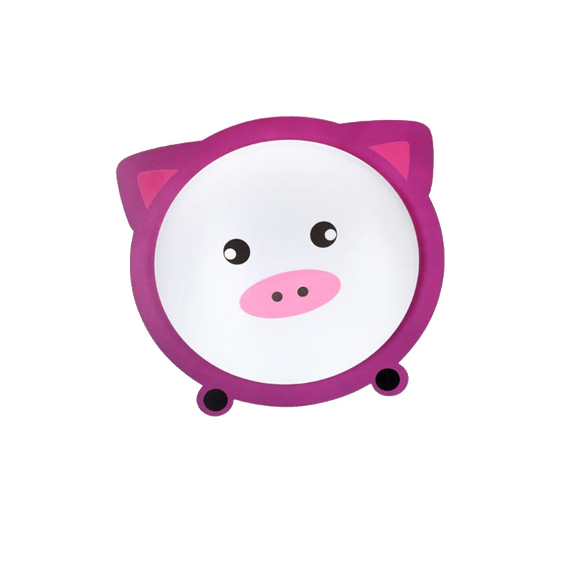 Animal Shaped Ceiling Mount Light Cartoon Metal Flush Light for Nursing Room Corridor Clearhalo 'Ceiling Lights' 'Close To Ceiling Lights' 'Close to ceiling' 'Flush mount' Lighting' 185635