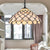 Beige Hand Cut Glass Fishscale Hanging Lamp Baroque 1 Bulb Suspension Pendant Light Beige Clearhalo 'Ceiling Lights' 'Industrial' 'Middle Century Pendants' 'Pendant Lights' 'Pendants' 'Tiffany close to ceiling' 'Tiffany Pendants' 'Tiffany' Lighting' 185730