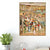 Grand City Scape canvas print impressionisme poëtische landschap wall art in bruin voor thuis