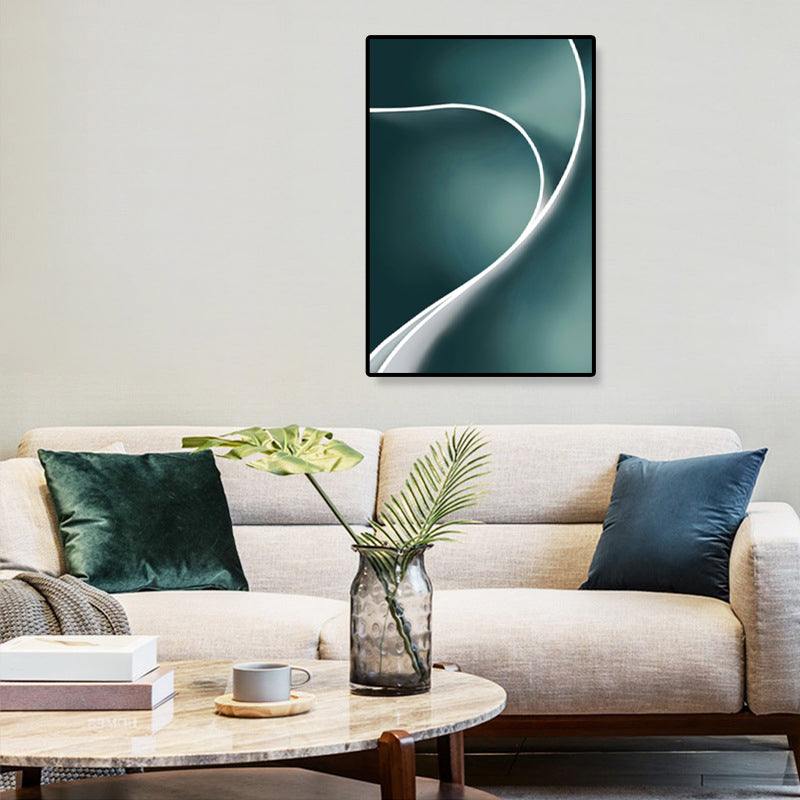 Photograph Paper Look Canvas Art Soft Color Modern Wall Decor for House Interior Green Clearhalo 'Art Gallery' 'Canvas Art' 'Contemporary Art Gallery' 'Modern' Arts' 1858365