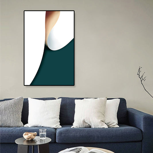 Photograph Paper Look Canvas Art Soft Color Modern Wall Decor for House Interior White Clearhalo 'Art Gallery' 'Canvas Art' 'Contemporary Art Gallery' 'Modern' Arts' 1858373