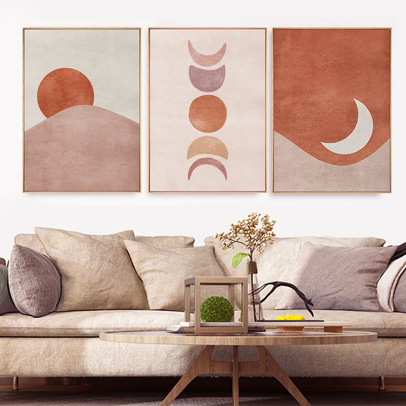 Natural Phenomena Wall Decor Universe Children's Art Textured Canvas Print for Room Clearhalo 'Art Gallery' 'Canvas Art' 'Kids' Arts' 1858453