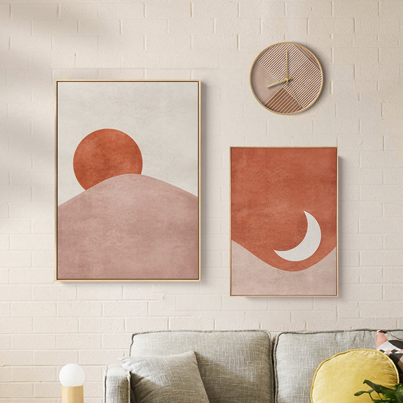 Natural Phenomena Wall Decor Universe Children's Art Textured Canvas Print for Room Clearhalo 'Art Gallery' 'Canvas Art' 'Kids' Arts' 1858454