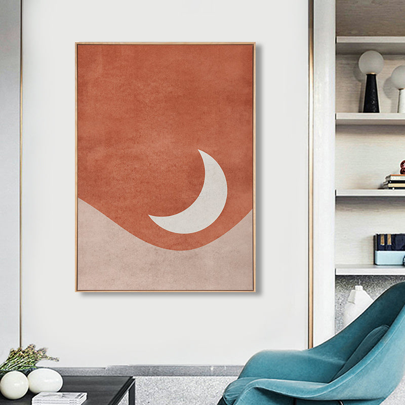 Natural Phenomena Wall Decor Universe Children's Art Textured Canvas Print for Room Clearhalo 'Art Gallery' 'Canvas Art' 'Kids' Arts' 1858461