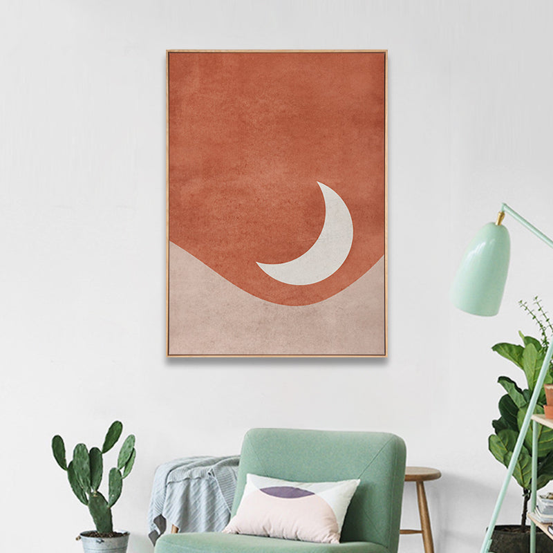 Natural Phenomena Wall Decor Universe Children's Art Textured Canvas Print for Room Clearhalo 'Art Gallery' 'Canvas Art' 'Kids' Arts' 1858462