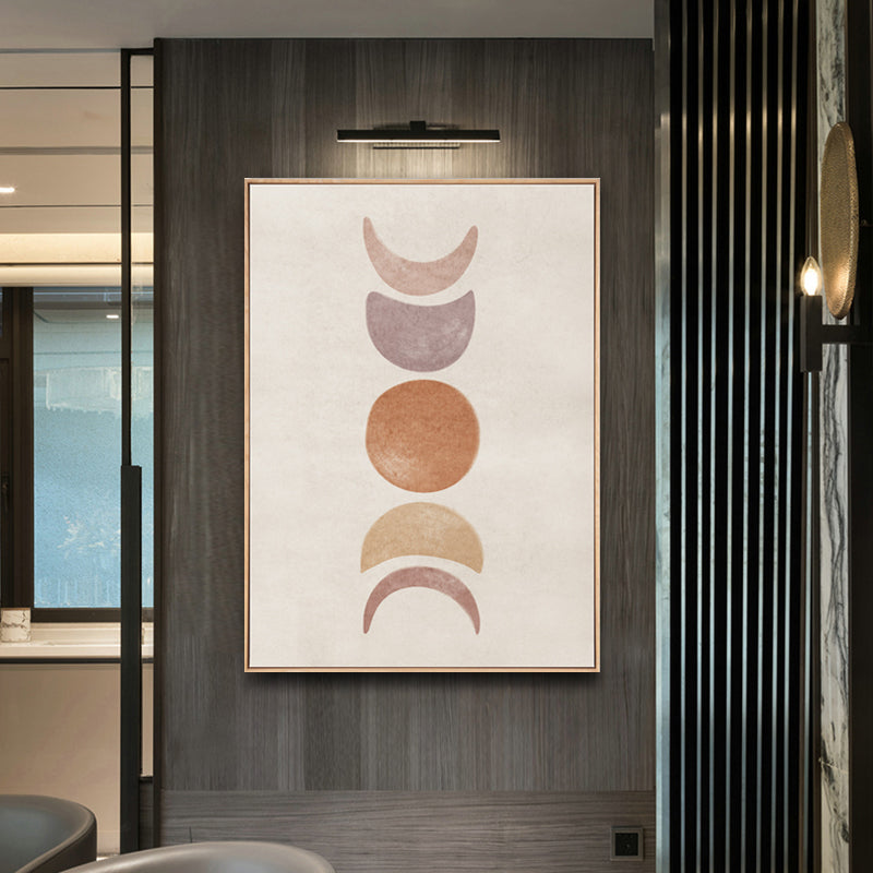 Natural Phenomena Wall Decor Universe Children's Art Textured Canvas Print for Room Beige Clearhalo 'Art Gallery' 'Canvas Art' 'Kids' Arts' 1858464