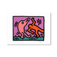 Illustrated Abstract Figure Canvas Light Color Pop Art Wall Decor for Drawing Room Clearhalo 'Arts' 'Canvas Art' 1858541