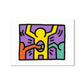 Illustrated Abstract Figure Canvas Light Color Pop Art Wall Decor for Drawing Room Clearhalo 'Arts' 'Canvas Art' 1858565