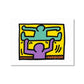 Illustrated Abstract Figure Canvas Light Color Pop Art Wall Decor for Drawing Room Clearhalo 'Arts' 'Canvas Art' 1858569