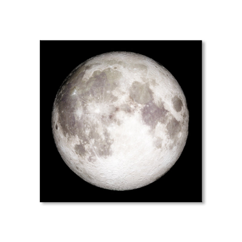 Mysterious Planet Painting Light Color Contemporary Wrapped Canvas for Family Room Clearhalo 'Art Gallery' 'Canvas Art' 'Contemporary Art Gallery' 'Modern' Arts' 1858713