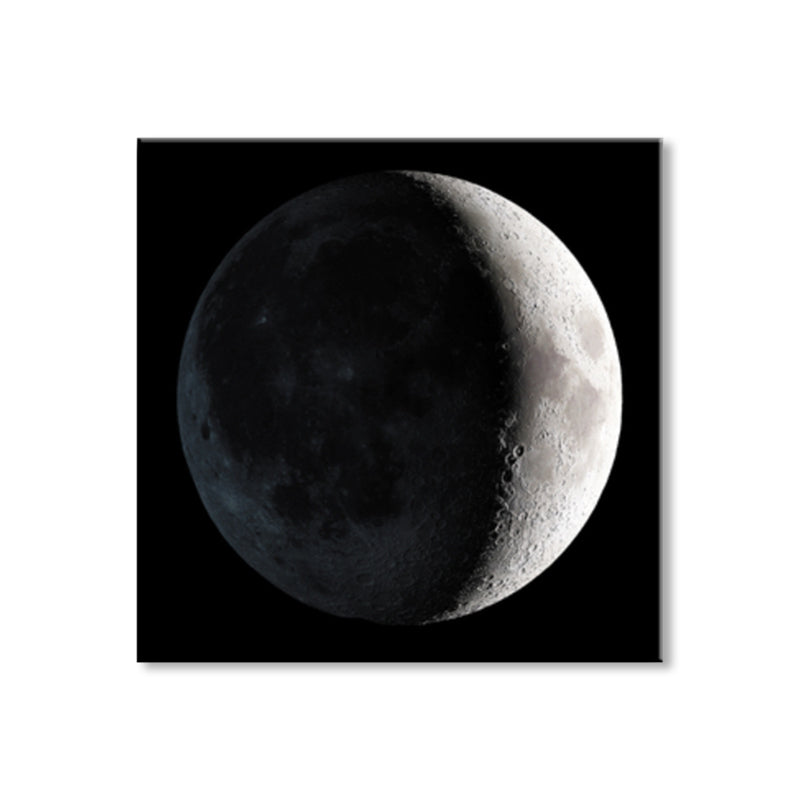 Mysterious Planet Painting Light Color Contemporary Wrapped Canvas for Family Room Clearhalo 'Art Gallery' 'Canvas Art' 'Contemporary Art Gallery' 'Modern' Arts' 1858717