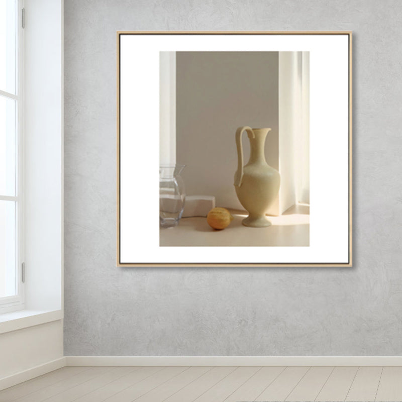 Photograph Still Life Wall Art Pastel Color Canvas Print Wall Decor, Textured Surface Grey Clearhalo 'Art Gallery' 'Canvas Art' 'Contemporary Art Gallery' 'Modern' Arts' 1858794