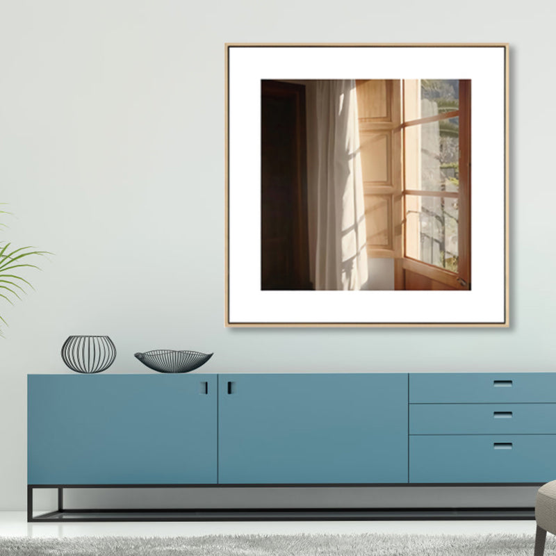 Photograph Still Life Wall Art Pastel Color Canvas Print Wall Decor, Textured Surface Brown Clearhalo 'Art Gallery' 'Canvas Art' 'Contemporary Art Gallery' 'Modern' Arts' 1858798