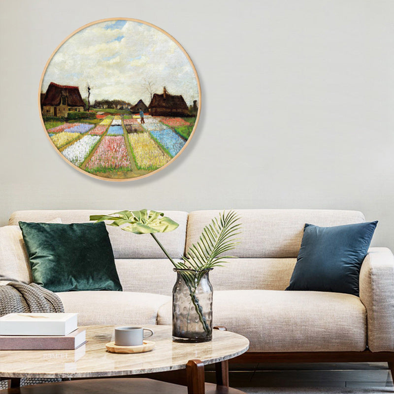 Dipinti Farmfield Scenery Art Print Impressionismo Decorazioni da parete in tela in colore morbido per camera