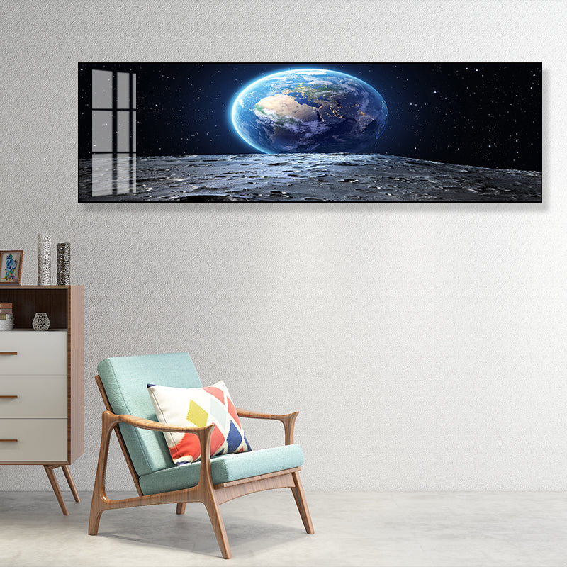 Grand Planet Canvas Print Textured Children's Art House Interior Wall Decor in Light Color Clearhalo 'Art Gallery' 'Canvas Art' 'Kids' Arts' 1858889