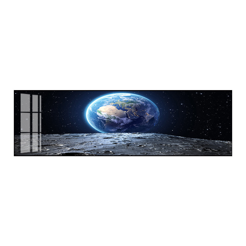Grand Planet Canvas Print Textured Children's Art House Interior Wall Decor in Light Color Clearhalo 'Art Gallery' 'Canvas Art' 'Kids' Arts' 1858891