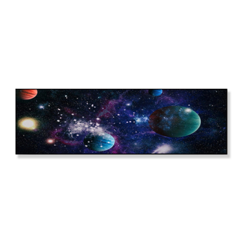 Grand Planet Canvas Print Textured Children's Art House Interior Wall Decor in Light Color Clearhalo 'Art Gallery' 'Canvas Art' 'Kids' Arts' 1858912