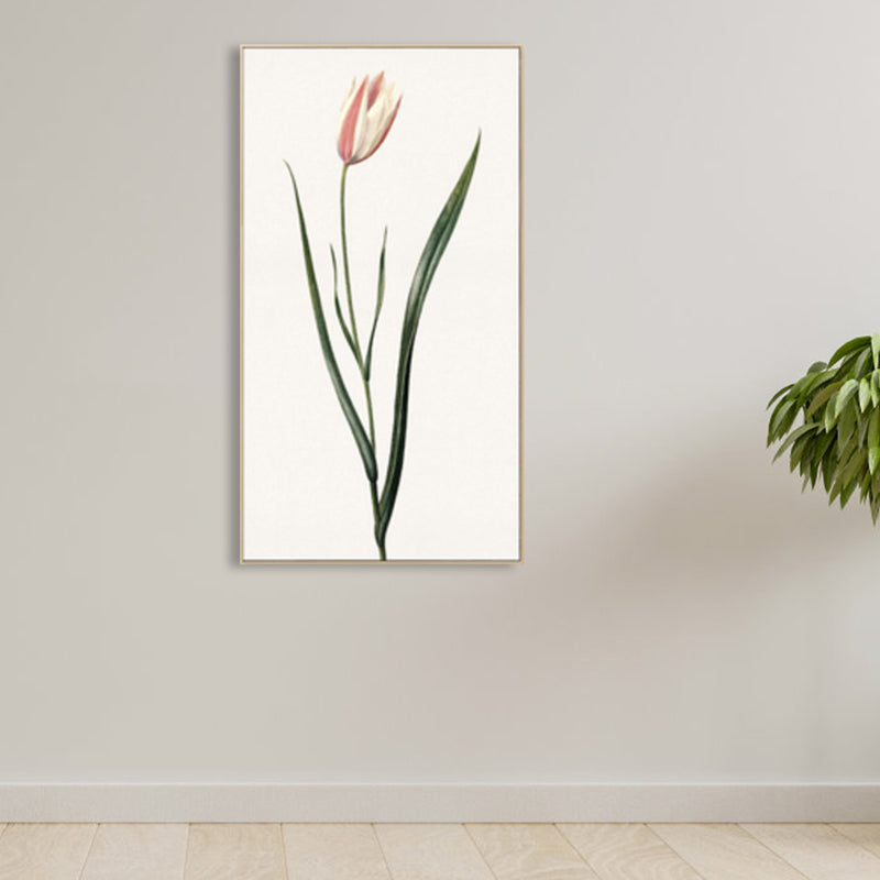 Rustic Flower Canvas Art Pastel Color House Interior Wall Decor, Multiple Size Options Pink Clearhalo 'Art Gallery' 'Canvas Art' 'Country Art Gallery' 'French Country' 'Rustic' Arts' 1858946