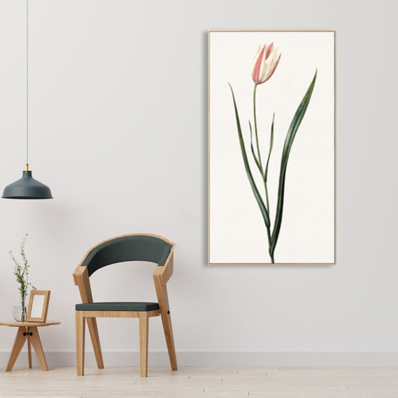 Rustic Flower Canvas Art Pastel Color House Interior Wall Decor, Multiple Size Options Clearhalo 'Art Gallery' 'Canvas Art' 'Country Art Gallery' 'French Country' 'Rustic' Arts' 1858948
