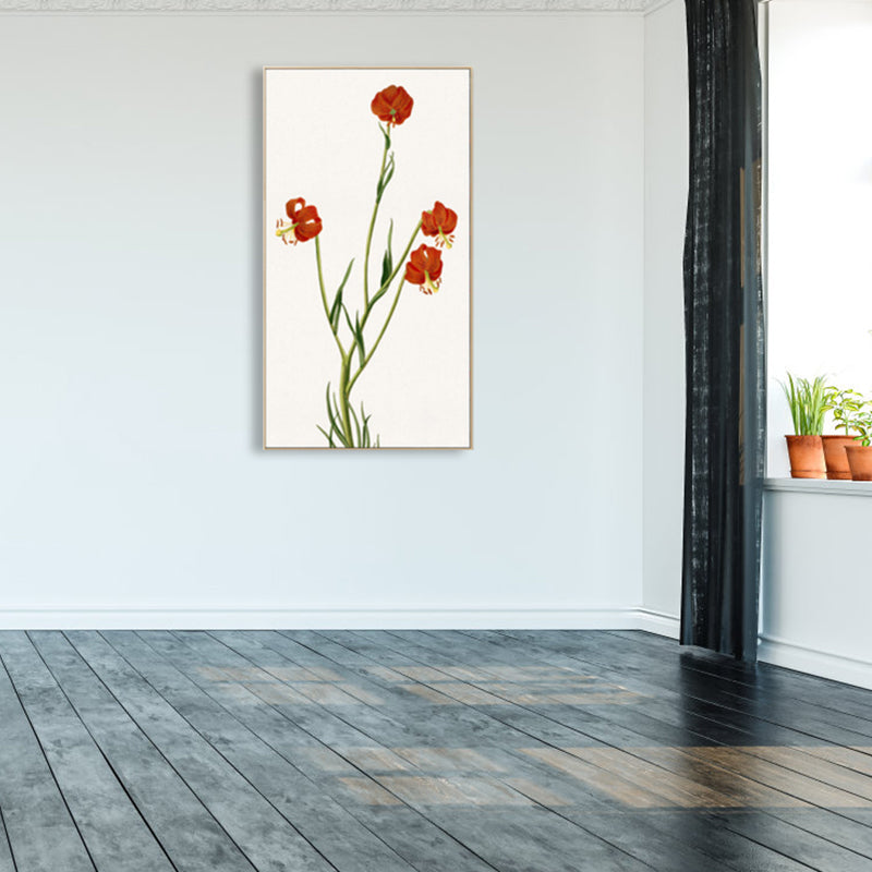 Rustic Flower Canvas Art Pastel Color House Interior Wall Decor, Multiple Size Options Clearhalo 'Art Gallery' 'Canvas Art' 'Country Art Gallery' 'French Country' 'Rustic' Arts' 1858956
