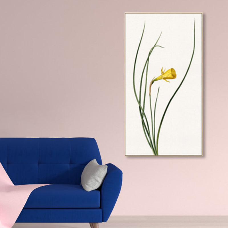 Rustic Flower Canvas Art Pastel Color House Interior Wall Decor, Multiple Size Options Clearhalo 'Art Gallery' 'Canvas Art' 'Country Art Gallery' 'French Country' 'Rustic' Arts' 1858959