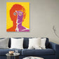 Pop Art Musician Wall Decor Canvas Textured Pastel Color Painting for Study Room Clearhalo 'Arts' 'Canvas Art' 1859071