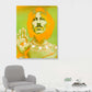 Pop Art Musician Wall Decor Canvas Textured Pastel Color Painting for Study Room Clearhalo 'Arts' 'Canvas Art' 1859078