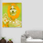 Pop Art Musician Wall Decor Canvas Textured Pastel Color Painting for Study Room Clearhalo 'Arts' 'Canvas Art' 1859079