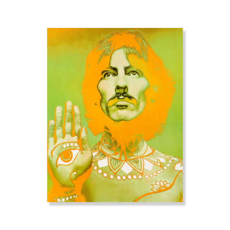 Pop Art Musician Wall Decor Canvas Textured Pastel Color Painting for Study Room Clearhalo 'Arts' 'Canvas Art' 1859080