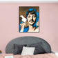 Pop Art Musician Wall Decor Canvas Textured Pastel Color Painting for Study Room Clearhalo 'Arts' 'Canvas Art' 1859087