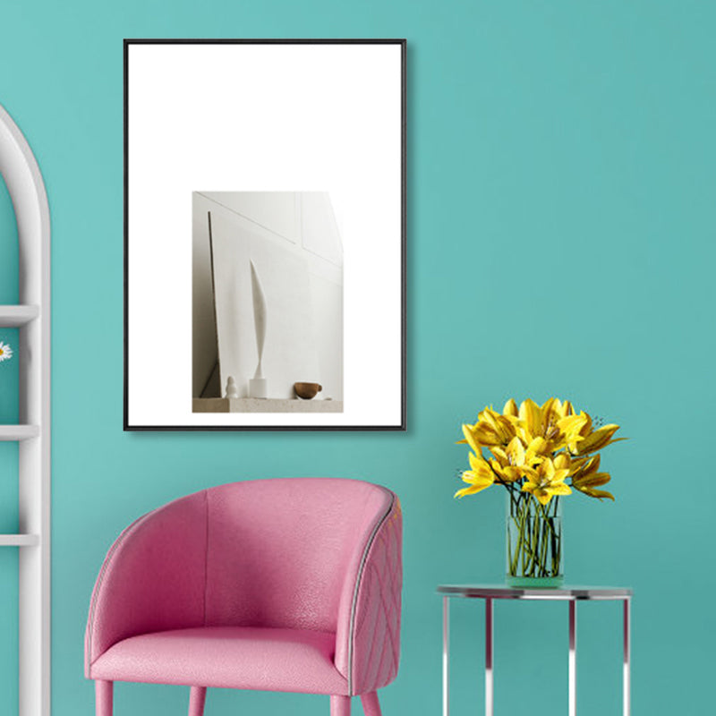 Still Life Wall Art Contemporary Textured Living Room Canvas Print in Light Color Grey Clearhalo 'Art Gallery' 'Canvas Art' 'Contemporary Art Gallery' 'Modern' Arts' 1859174