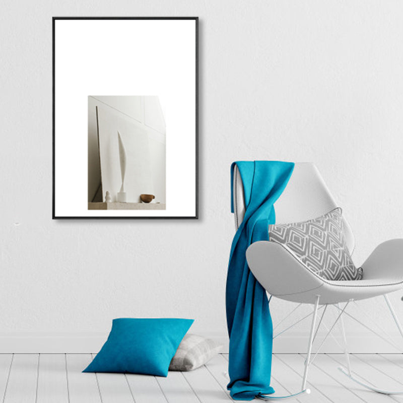 Still Life Wall Art Contemporary Textured Living Room Canvas Print in Light Color Clearhalo 'Art Gallery' 'Canvas Art' 'Contemporary Art Gallery' 'Modern' Arts' 1859180