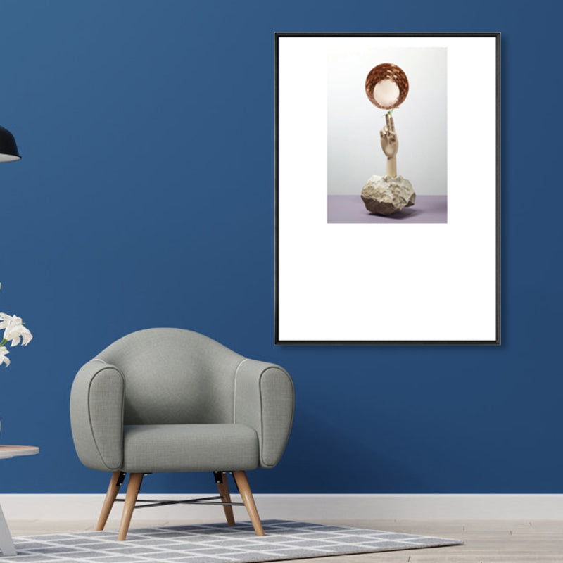 Still Life Wall Art Contemporary Textured Living Room Canvas Print in Light Color Clearhalo 'Art Gallery' 'Canvas Art' 'Contemporary Art Gallery' 'Modern' Arts' 1859183